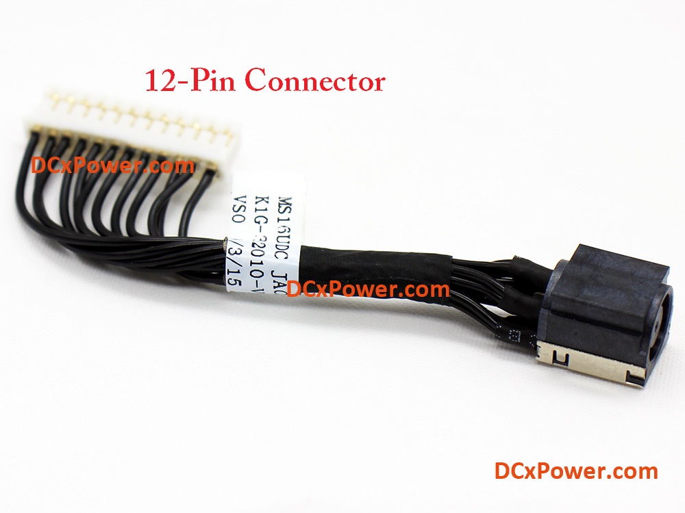 (image for) MSI GL65 9RC 9SC 9SCK 9SCSR 9SCSK 9SCXK 9SCXR 9SD 9SDK 9SDR 9SE 9SEK 9SEX 9SFK 9SFX Series Laptop Power Jack DC IN Cable Charging Port Socket Connector DC-IN Wire Harness